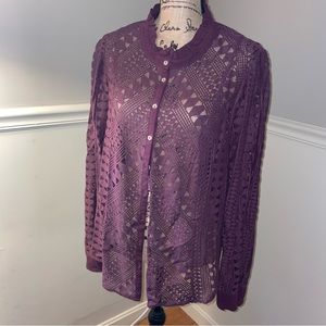 A+ ANTHROPOLOGIE Lace Blouse Sz.26W